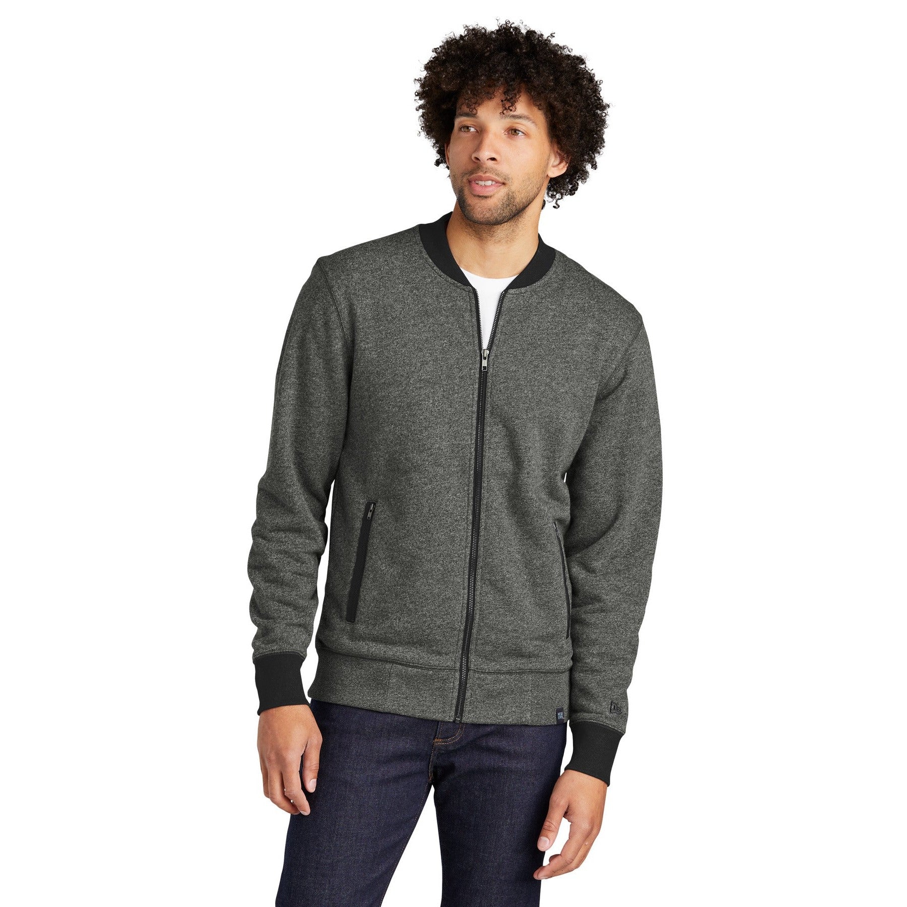 New Era-New Era ® French Terry Baseball Full-Zip. NEA503-MedTech-1